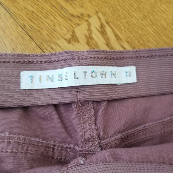 Tinseltown Hi-Rise Flare Cotton blend pants - NWT - size 13/31 - Picture 10 of 10